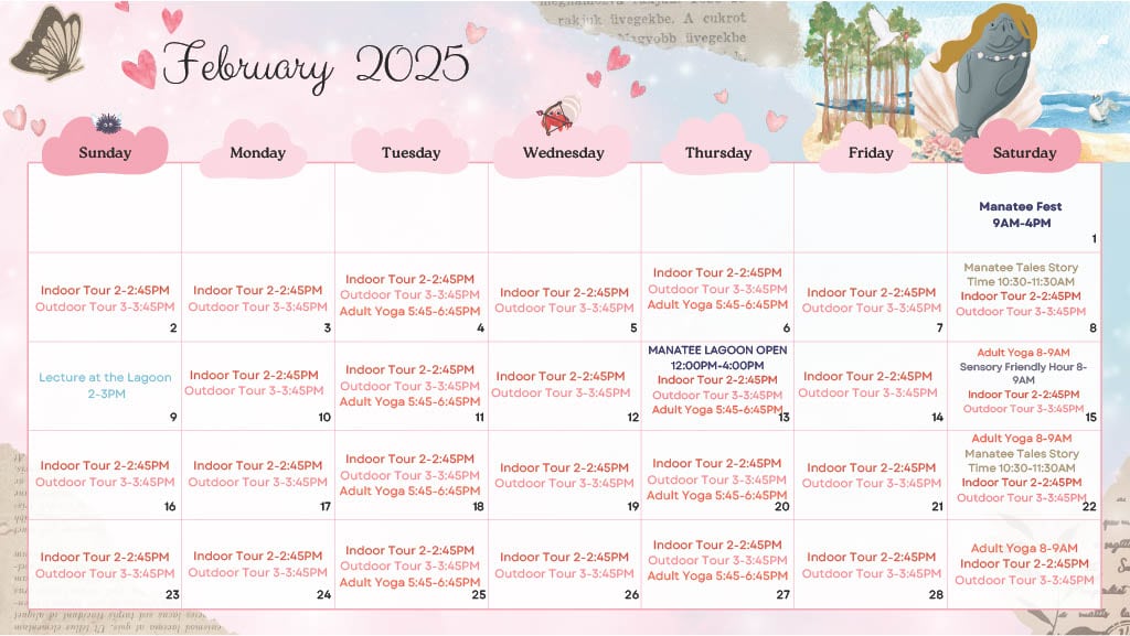 February Calendar of events